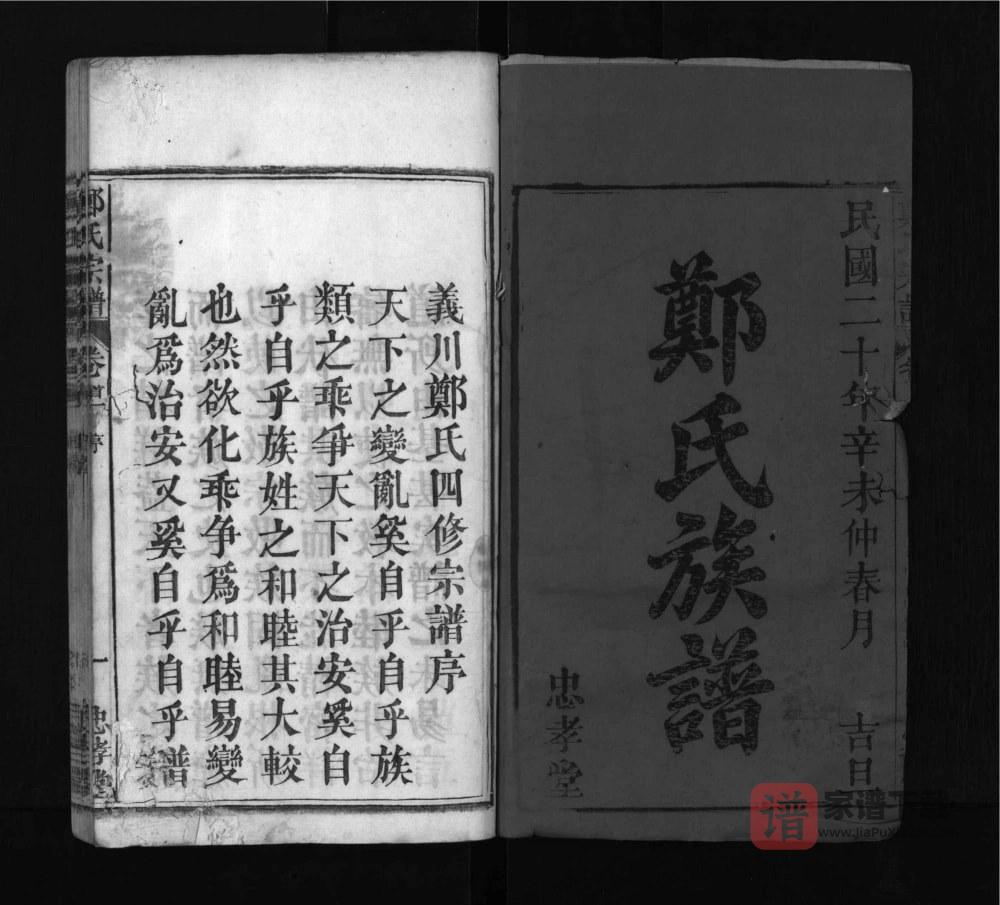 图片[2]-湖北黄冈罗田郑氏宗谱（忠孝堂）PDF高清电子版下载-家谱下载