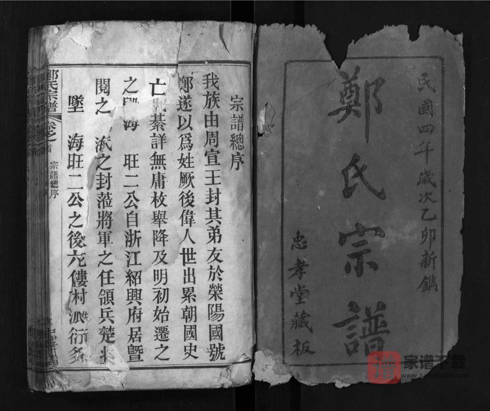 图片[2]-湖北黄冈郑氏续修宗谱（忠孝堂）PDF高清电子版下载-家谱下载