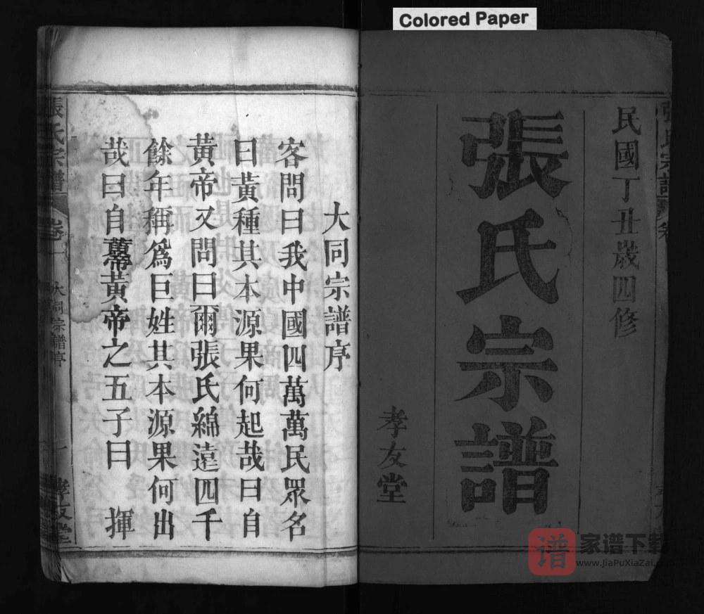 图片[2]-湖北黄冈罗田张氏宗谱（孝友堂）PDF高清电子版下载-家谱下载