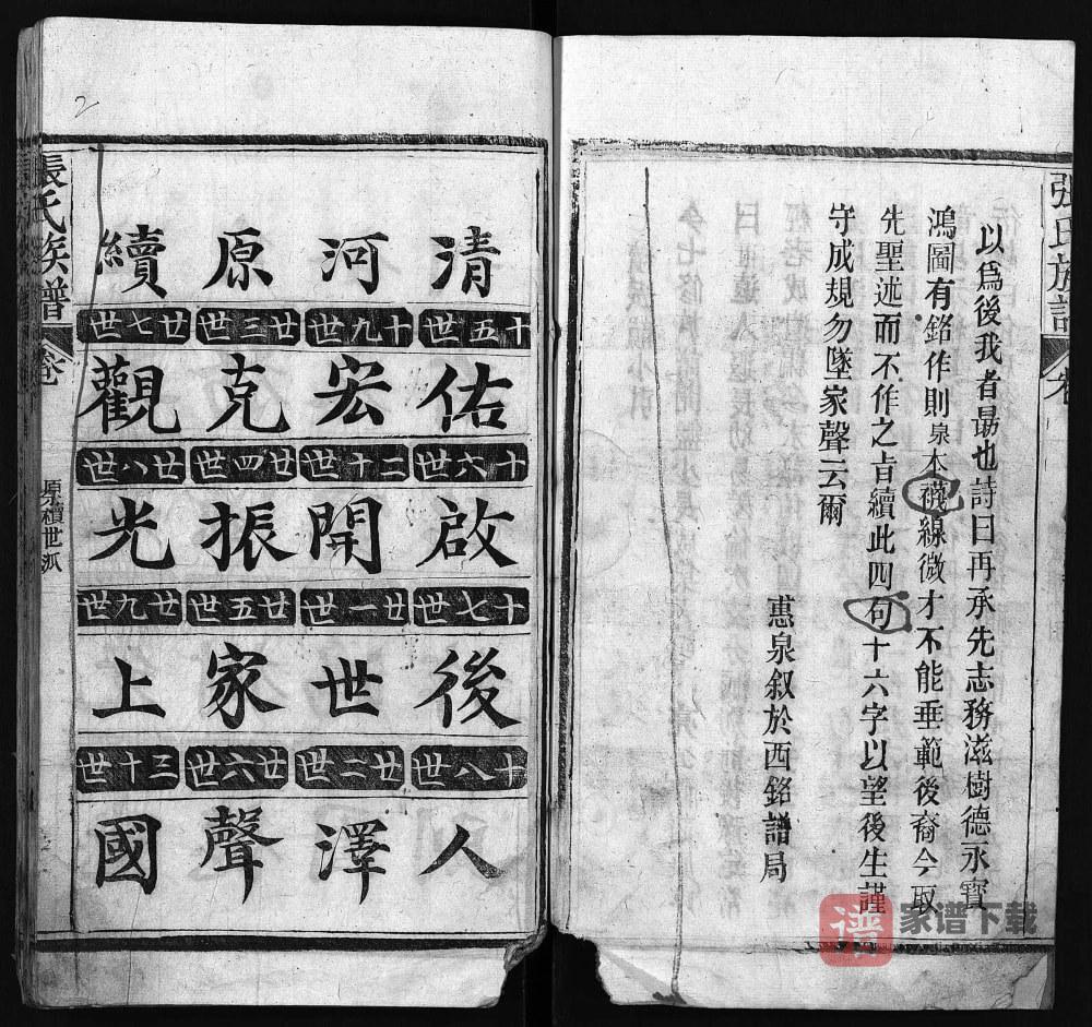 图片[2]-湖北黄冈红安张氏族谱PDF高清电子版下载-家谱下载