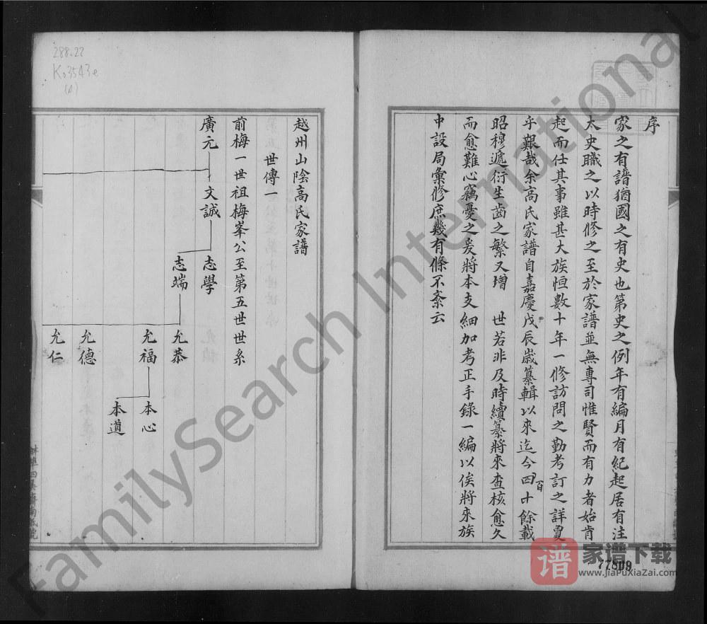 图片[1]-浙江绍兴柯桥区越州山阴高氏家谱PDF高清电子版下载-家谱下载
