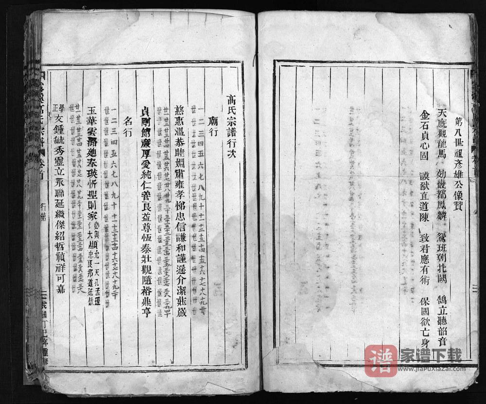图片[2]-浙江乐清雾溪高氏宗谱PDF高清电子版下载-家谱下载