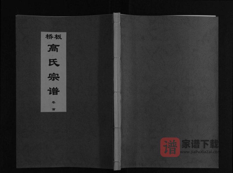 安徽合肥庐江县板桥高氏宗谱PDF高清电子版下载-家谱下载