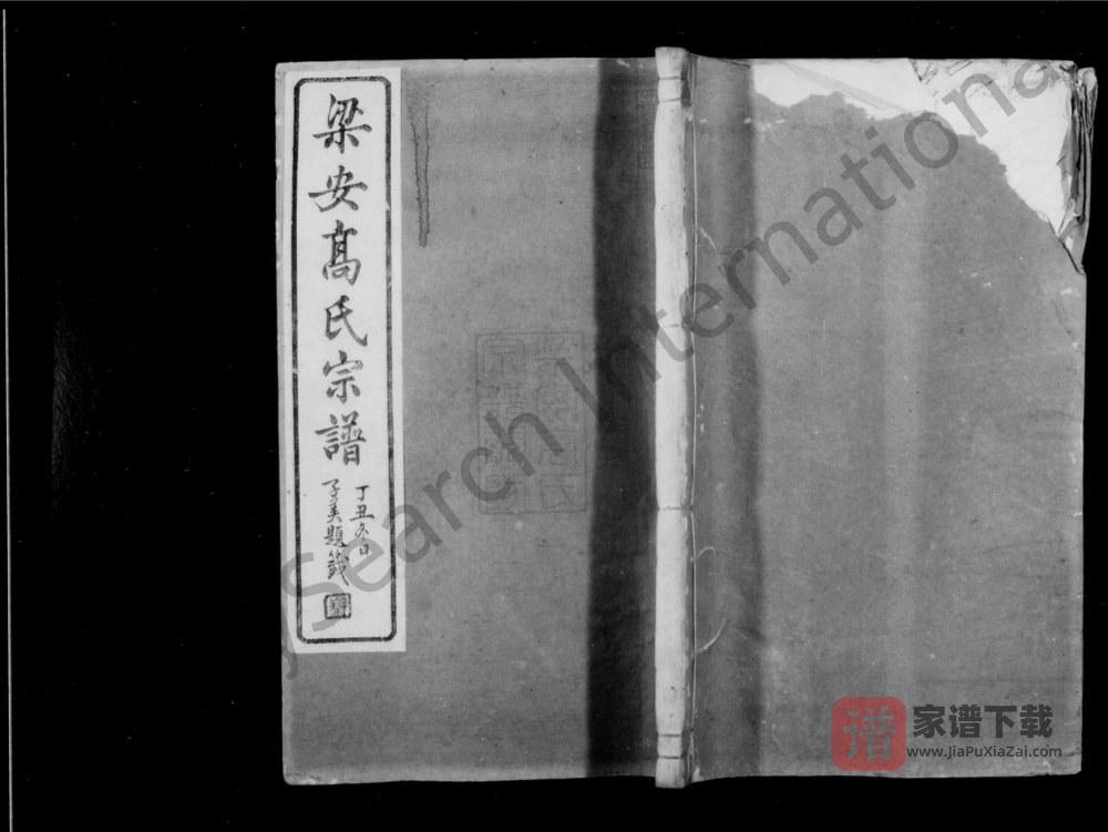 安徽宣城绩溪县梁安高氏宗谱PDF高清电子版下载