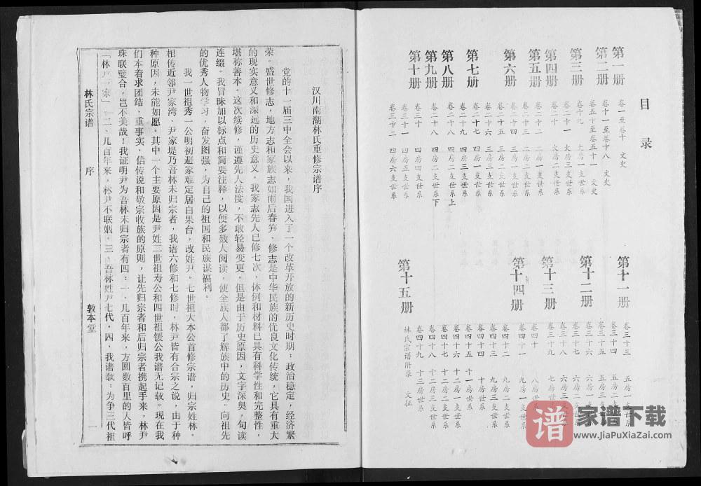 图片[2]-湖北汉川林氏宗谱（敦本堂）PDF高清电子版下载-家谱下载