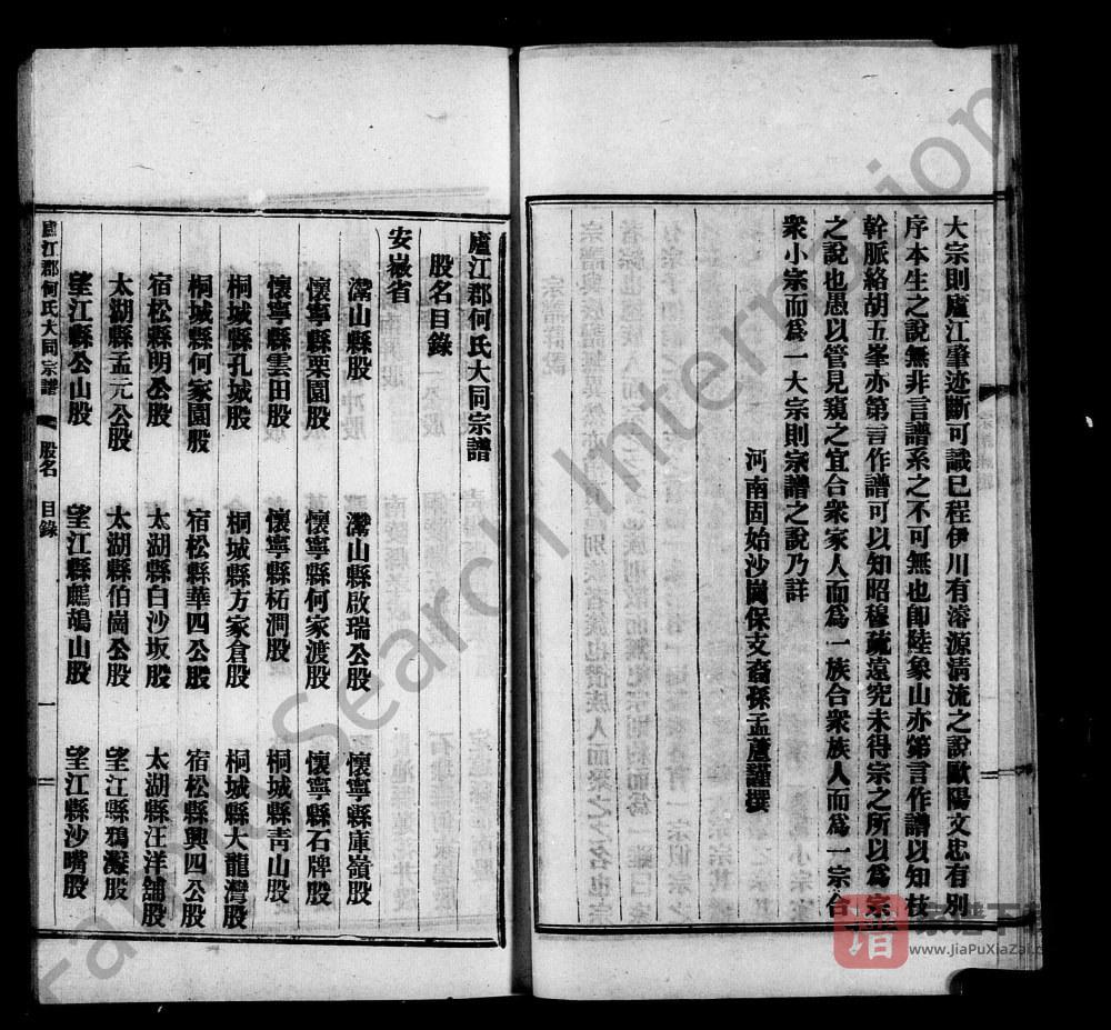 图片[2]-庐江郡何氏大同宗谱PDF高清电子版下载-家谱下载