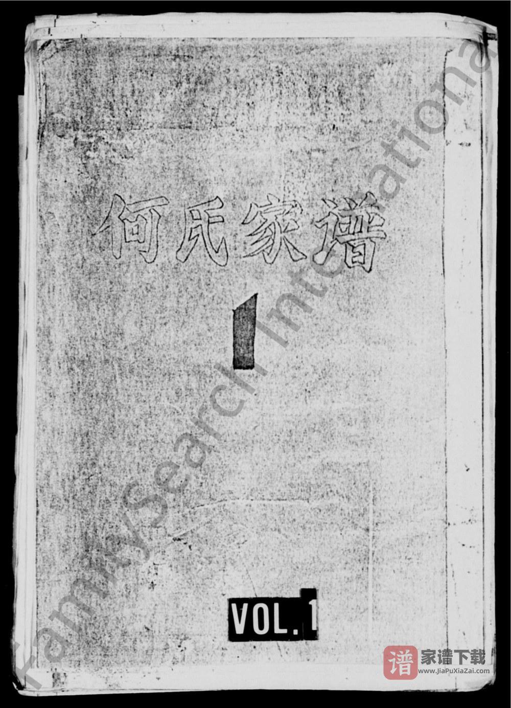 四川宜宾高县重修庆符县城何氏家谱PDF高清电子版下载