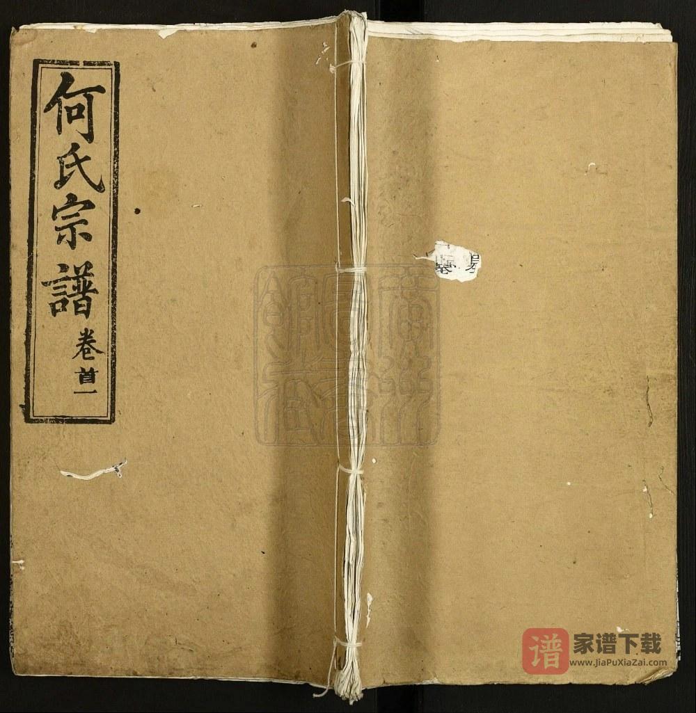 湖北麻城何氏宗谱（敦伦堂）PDF高清电子版下载