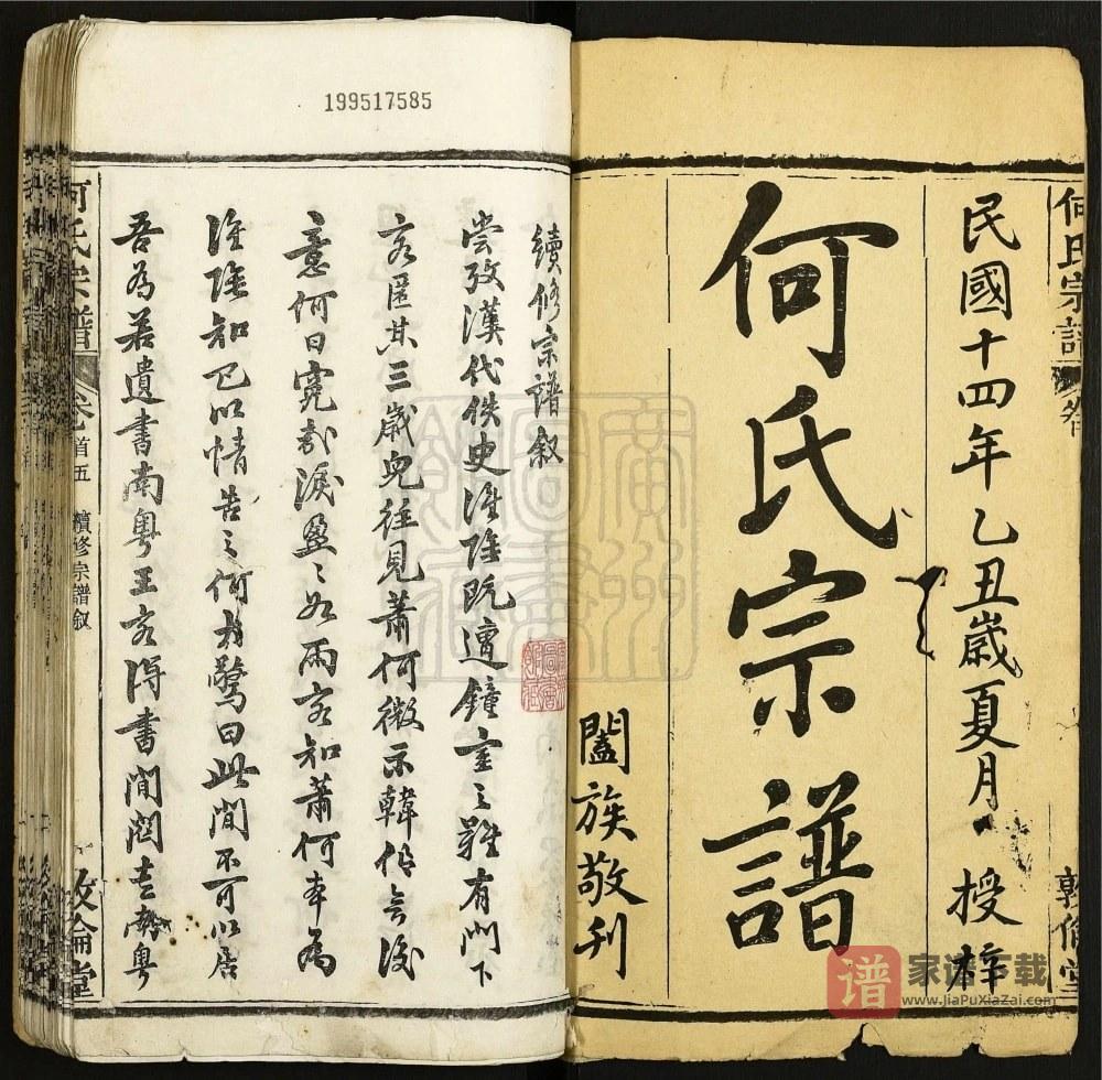图片[2]-湖北麻城何氏宗谱（敦伦堂）PDF高清电子版下载-家谱下载