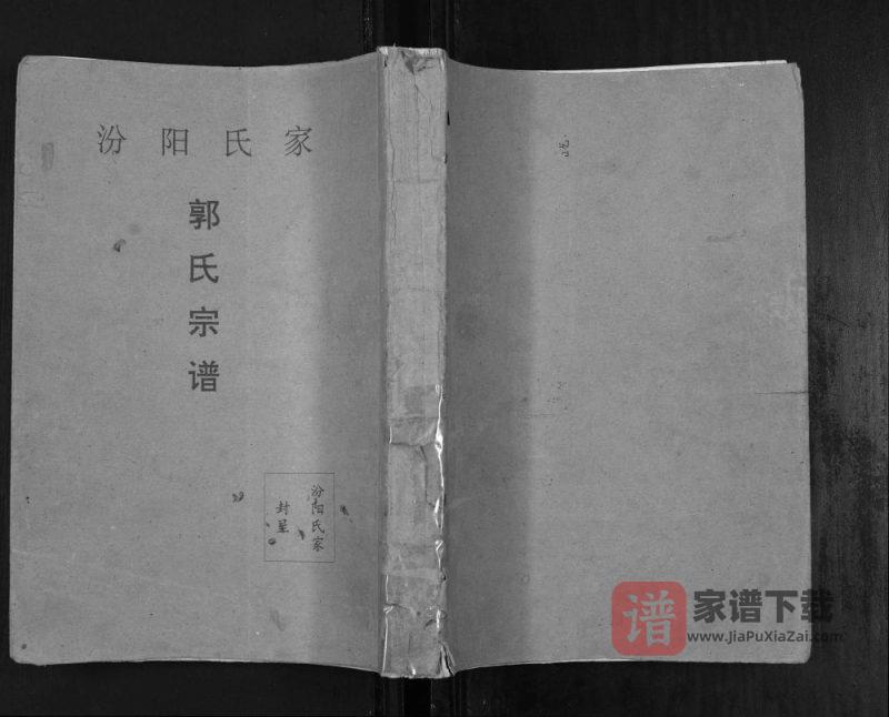 湖北孝感汾阳氏家郭氏宗谱PDF高清电子版下载-家谱下载