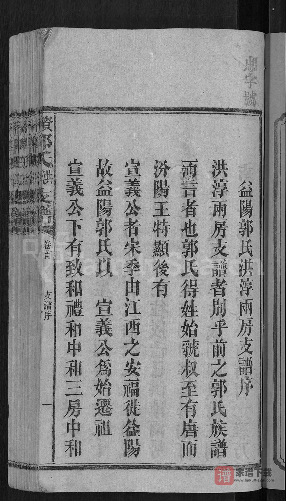 图片[2]-湖南益阳郭氏洪淳支谱（汾阳堂）PDF高清电子版下载-家谱下载