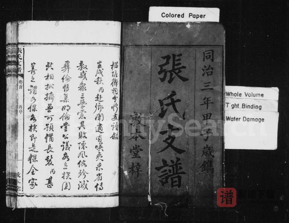 图片[2]-湖南岳阳平江张氏支谱（敦本堂）PDF高清电子版下载-家谱下载
