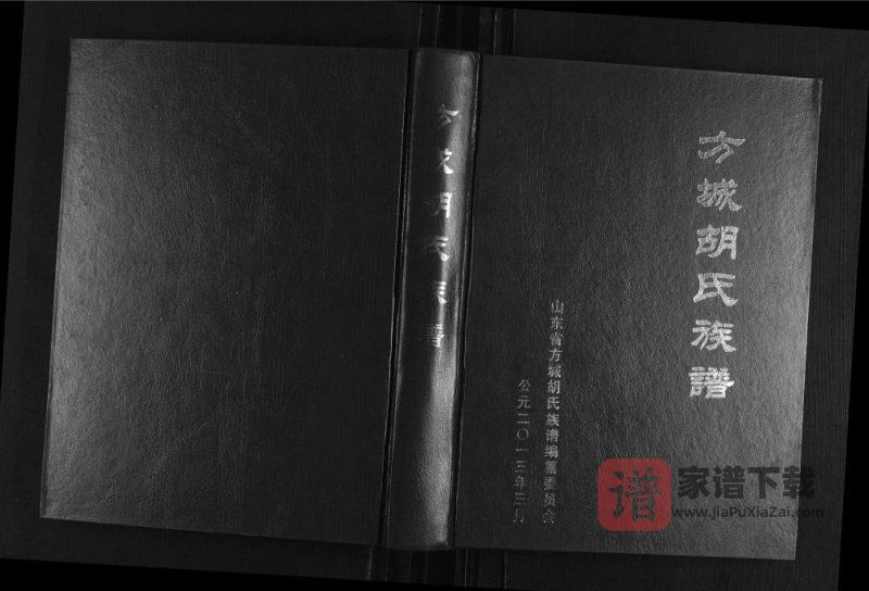 山东临沂方城胡氏宗谱PDF高清电子版下载-家谱下载