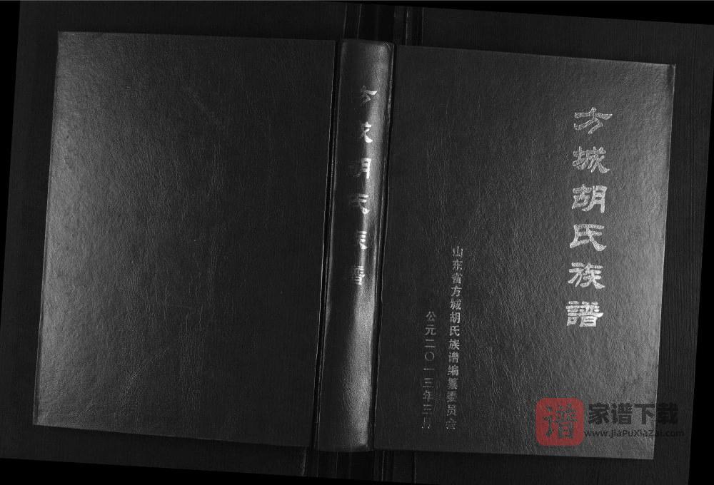 山东临沂方城胡氏宗谱PDF高清电子版下载