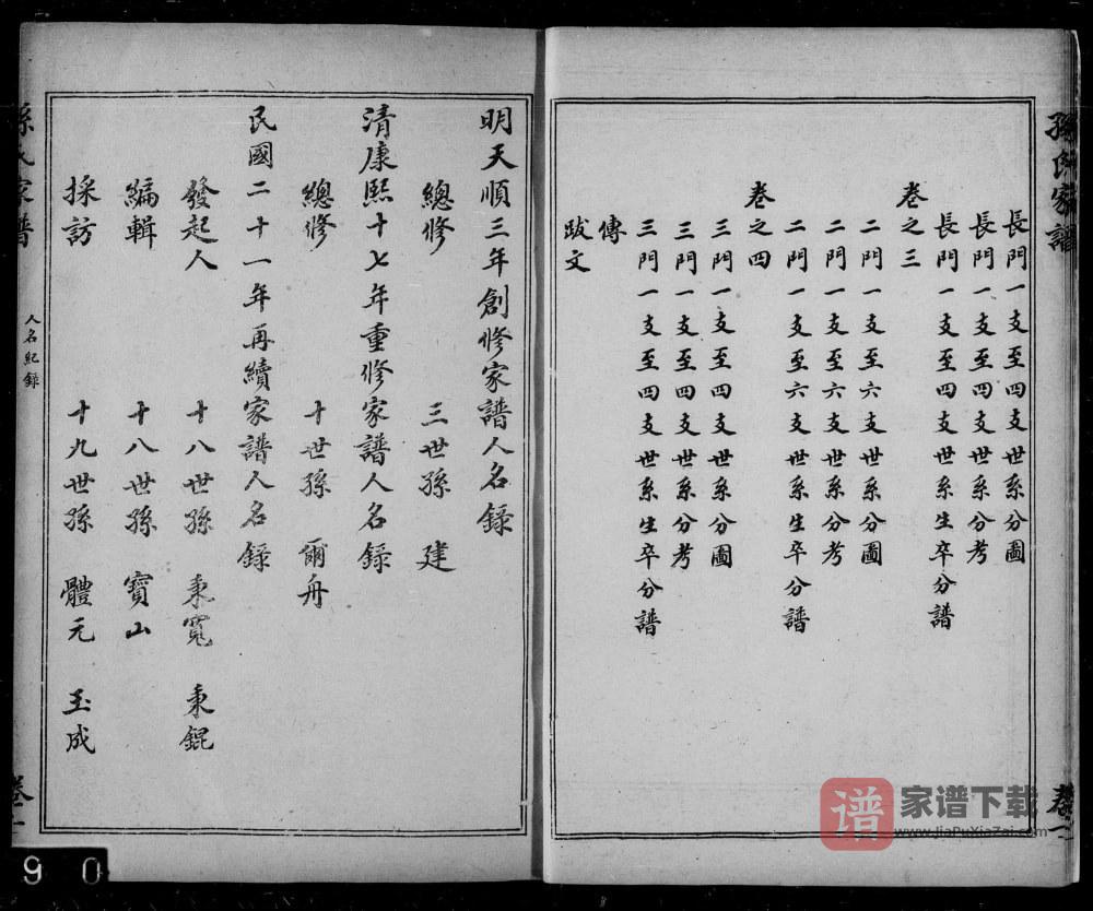 河北沧州孙氏家谱PDF高清电子版下载