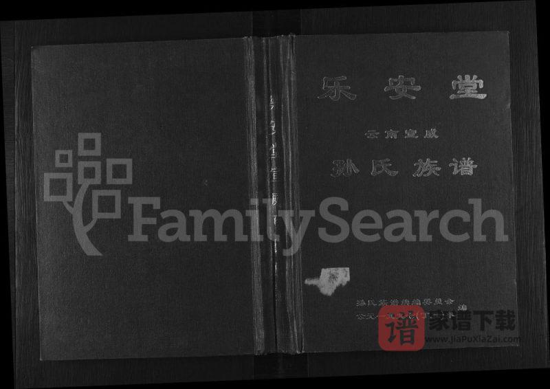 云南宣威孙氏族谱(乐安堂)PDF高清电子版下载-家谱下载