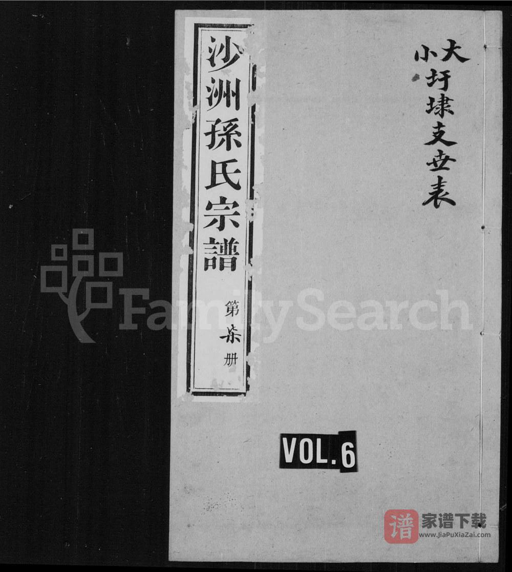 江苏江阴沙洲孙氏宗谱（积善堂）PDF高清电子版下载