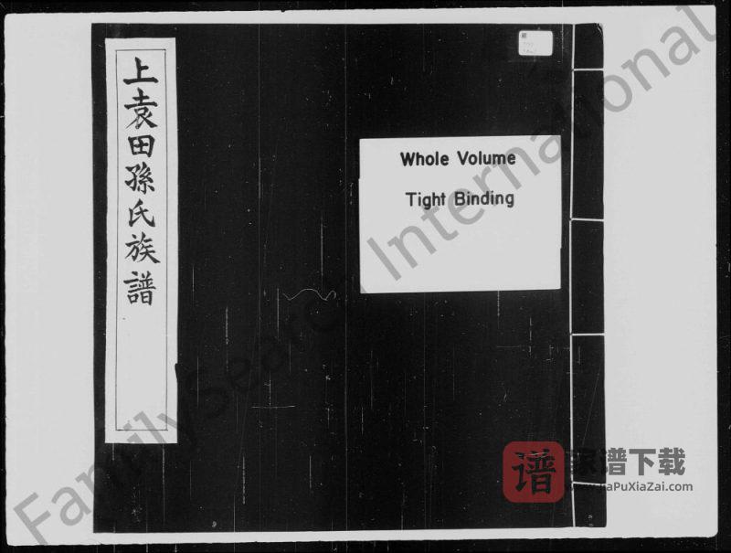 广东河源紫金县上袁田孙氏族谱PDF高清电子版下载-家谱下载