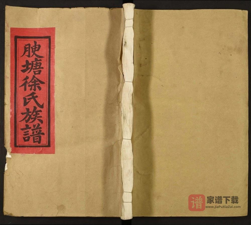 江西抚州临川区腴塘徐氏族谱PDF高清电子版下载