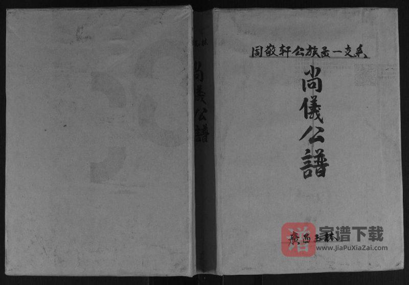广西玉林周敬轩公族孟一支系周氏尚仪公谱PDF高清电子版下载-家谱下载