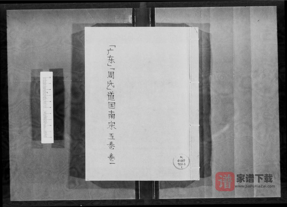广东周氏道国南宗谱PDF高清电子版下载