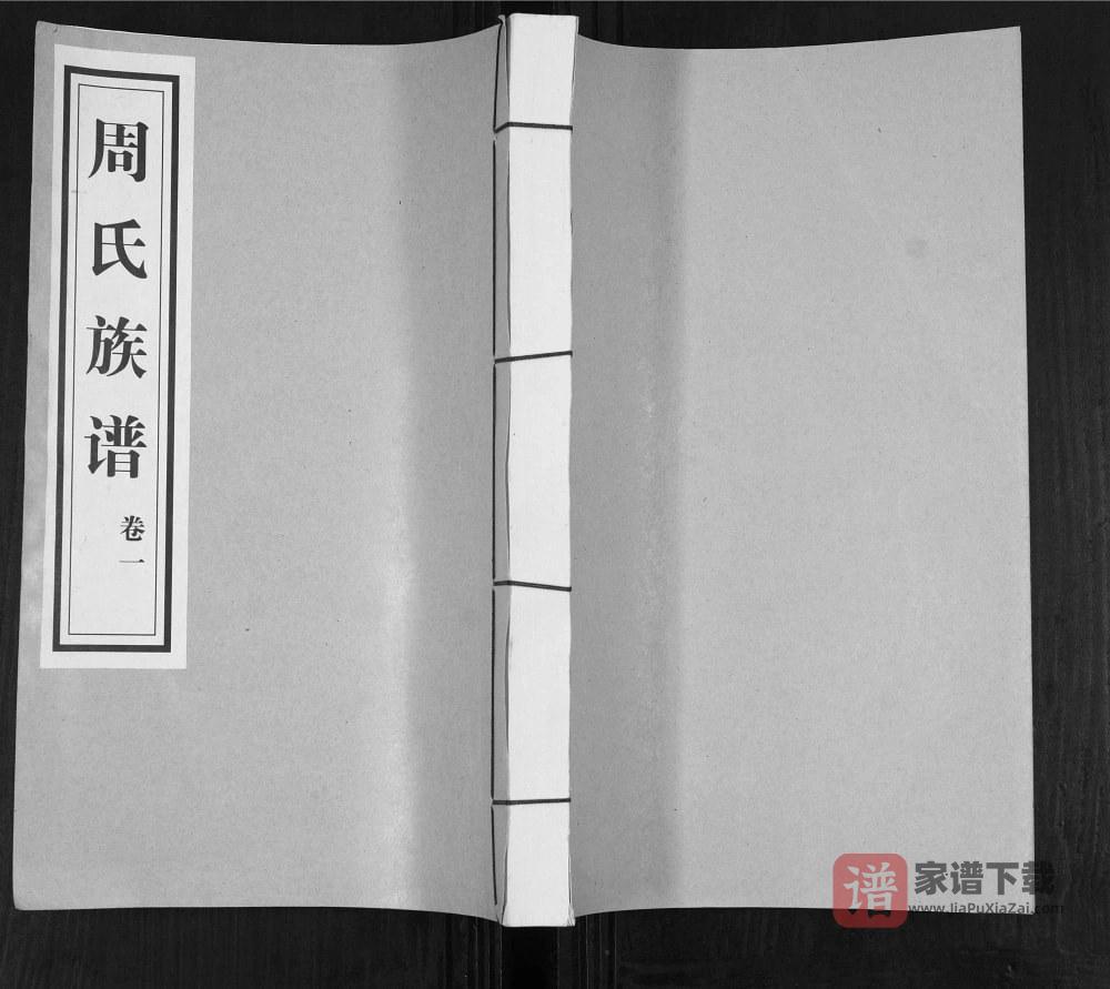 山东青岛流亭周氏族谱PDF高清电子版下载
