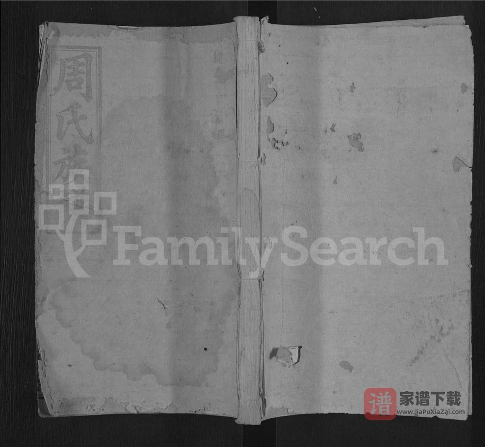 江西宜春万载大桥周氏族谱（汝南堂）PDF高清电子版下载