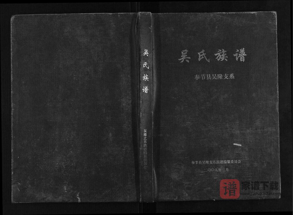 重庆奉节吴氏族谱吴隆支系PDF高清电子版下载