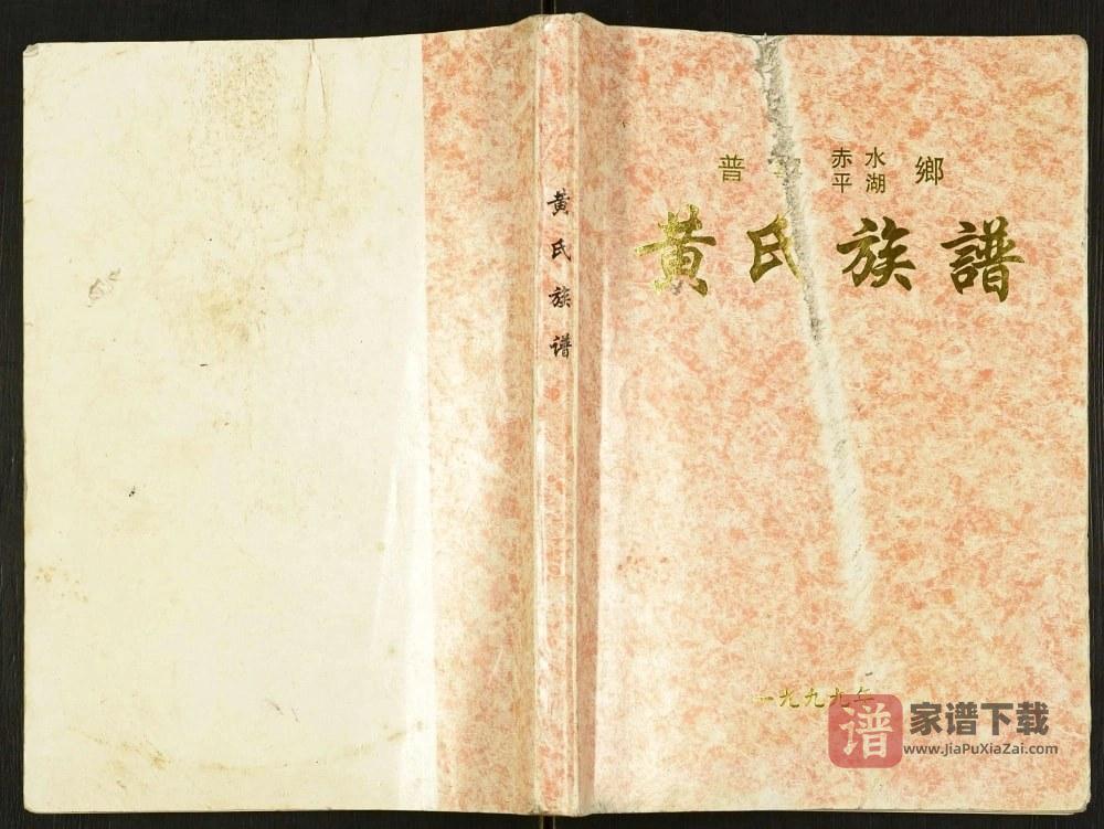广东普宁赤水平湖乡黄氏族谱PDF高清电子版下载