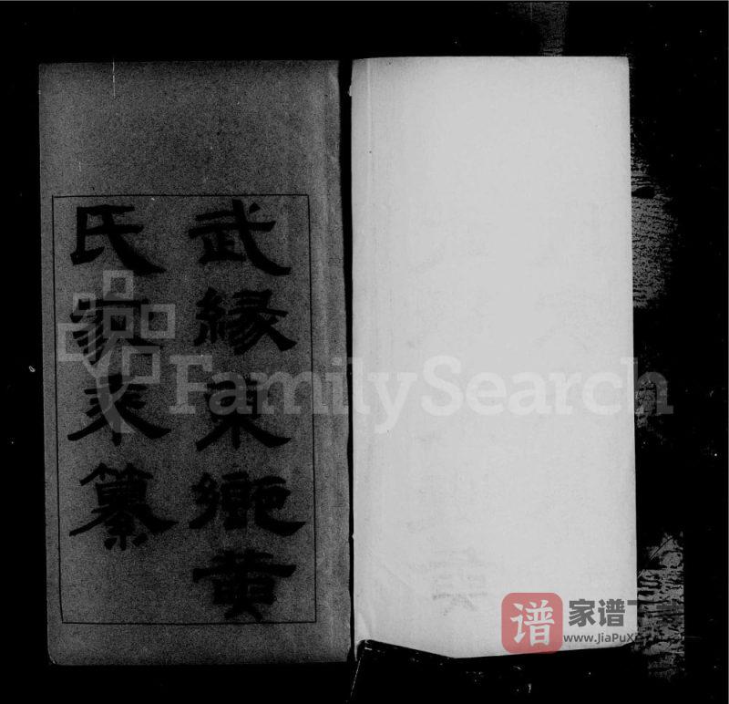 广西南宁武鸣武缘东乡黄氏家乘纂PDF高清电子版下载-家谱下载