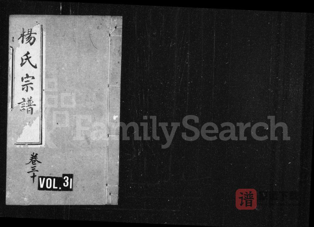 安徽桐城杨氏宗谱PDF高清电子版下载