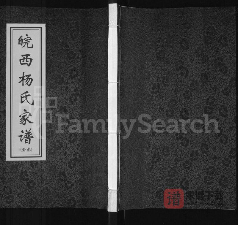 安徽六安霍邱县皖西杨氏家谱(四知堂)PDF高清电子版下载-家谱下载
