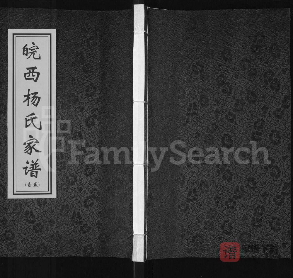 安徽六安霍邱县皖西杨氏家谱（四知堂）PDF高清电子版下载
