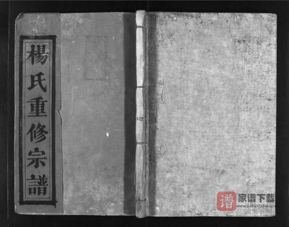 江西抚州宜黄县杨氏重修宗谱PDF高清电子版下载