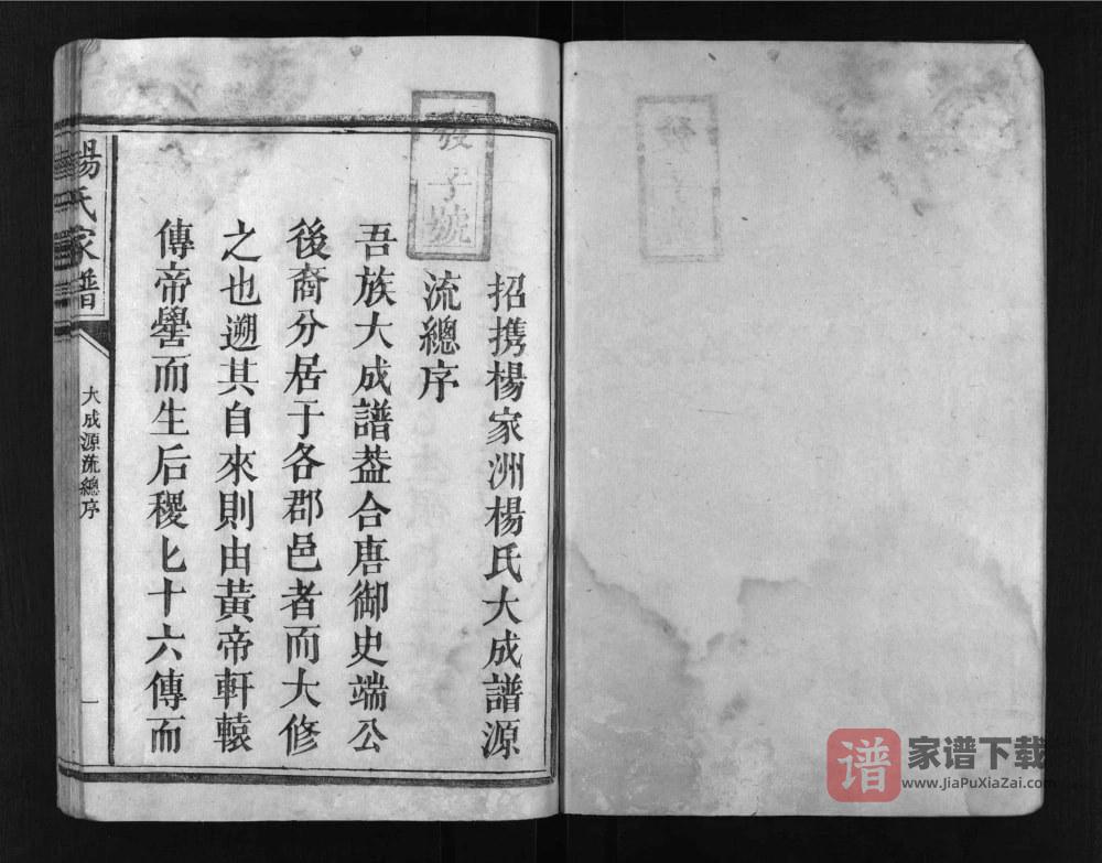 图片[2]-江西抚州宜黄县杨氏重修宗谱PDF高清电子版下载-家谱下载