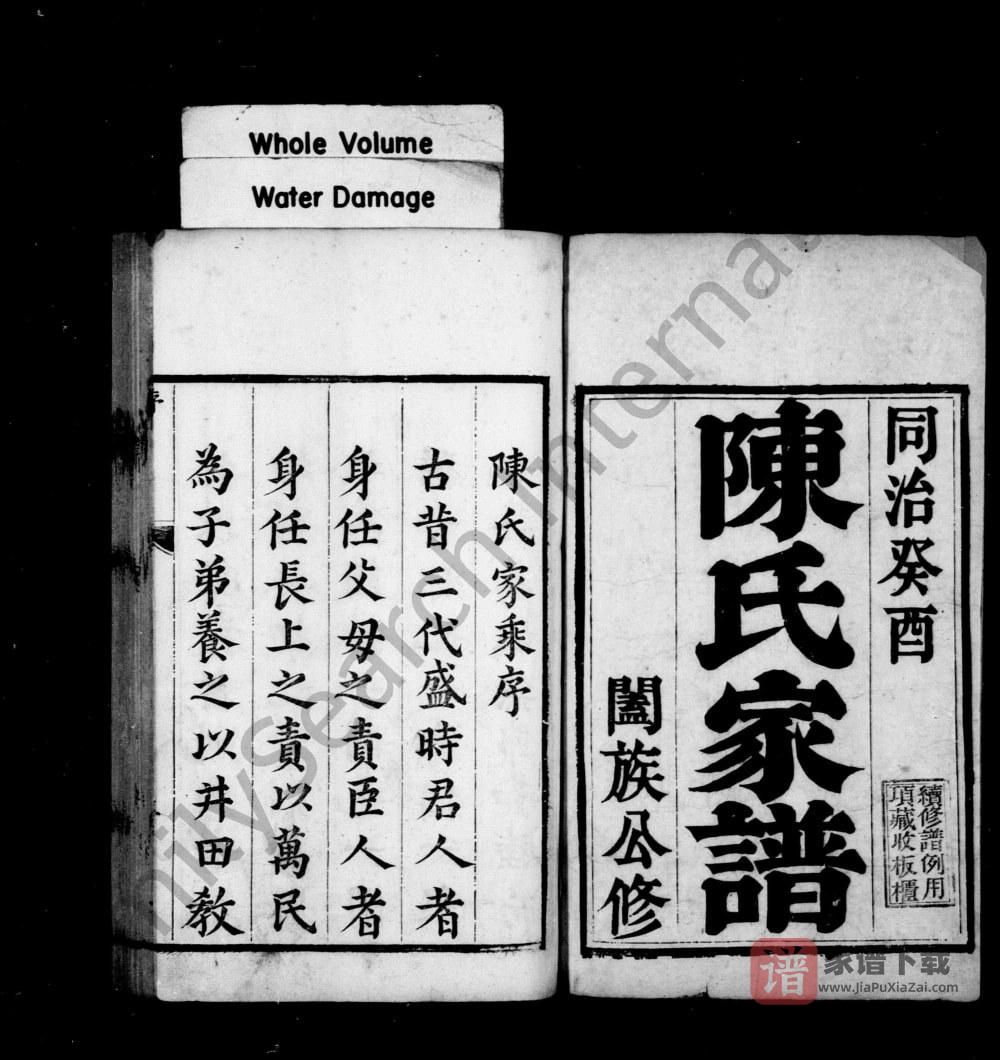 图片[2]-河北衡水冀州区陈氏家乘PDF高清电子版下载-家谱下载