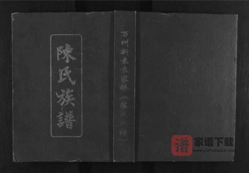 重庆万州新袁袁家桥陈氏族谱PDF高清电子版下载-家谱下载