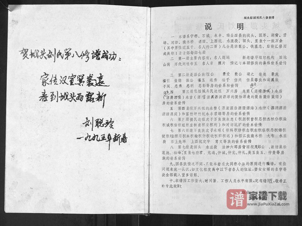 图片[2]-江西赣州城头彭城刘氏八修族谱PDF高清电子版下载-家谱下载