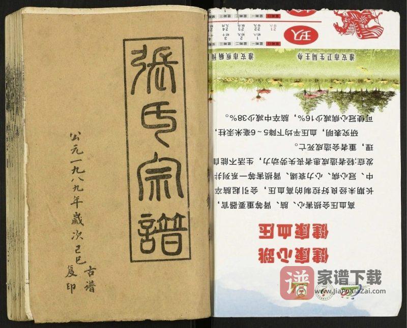 江苏扬州宝应县张氏宗谱PDF高清电子版下载-家谱下载