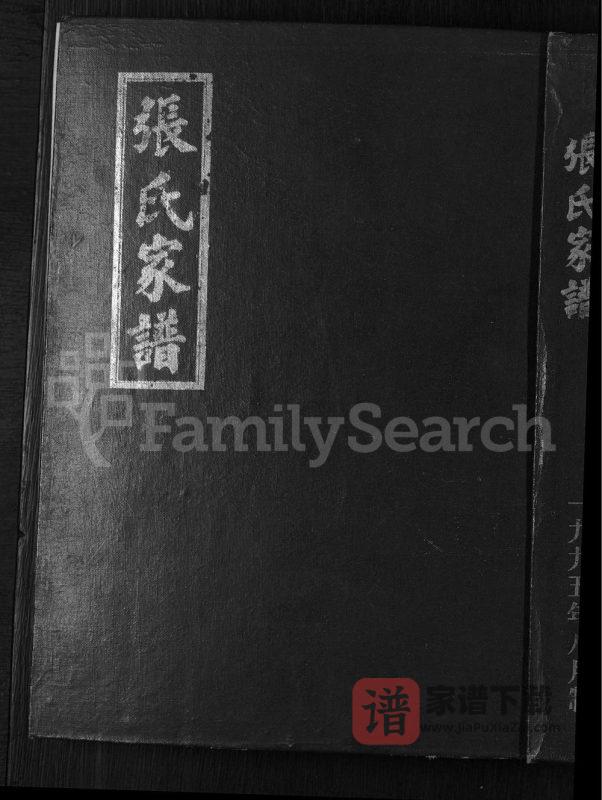山东淄博淄川区张氏家谱PDF高清电子版下载-家谱下载