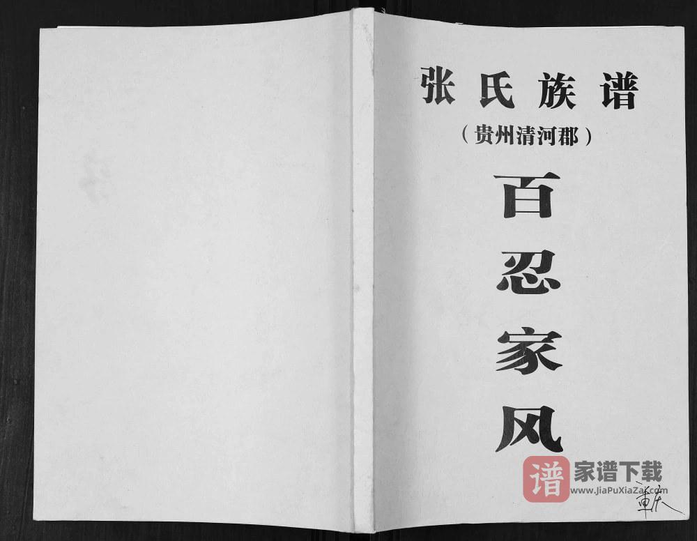 重庆潼南区张氏族谱PDF高清电子版下载