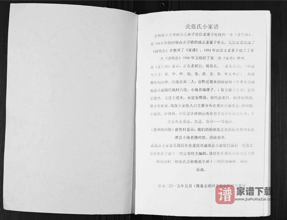 图片[2]-重庆潼南区张氏族谱PDF高清电子版下载-家谱下载