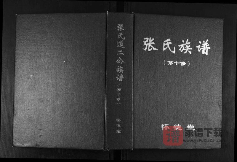 安徽安庆宿松县张氏道二公族谱(怀德堂)PDF高清电子版下载-家谱下载