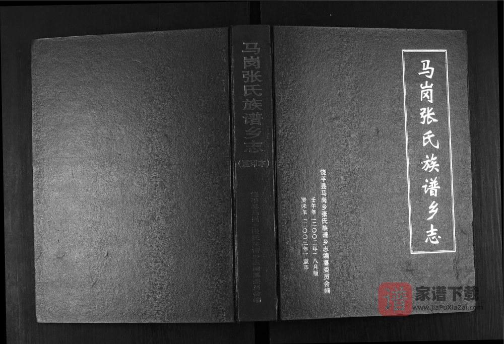 广东潮州饶平县马岗张氏族谱乡志PDF高清电子版下载