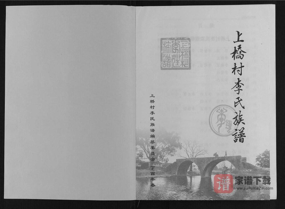 广西桂林上桥村李氏族谱PDF高清电子版下载