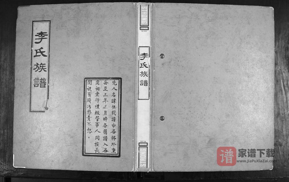 山东青岛崂山区李氏族谱PDF高清电子版下载