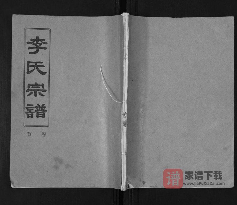 湖北汉川官陂李氏宗谱（青莲堂）PDF高清电子版下载-家谱下载
