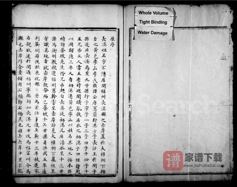 浙江温州永嘉县鲤溪李氏宗谱PDF高清电子版下载-家谱下载