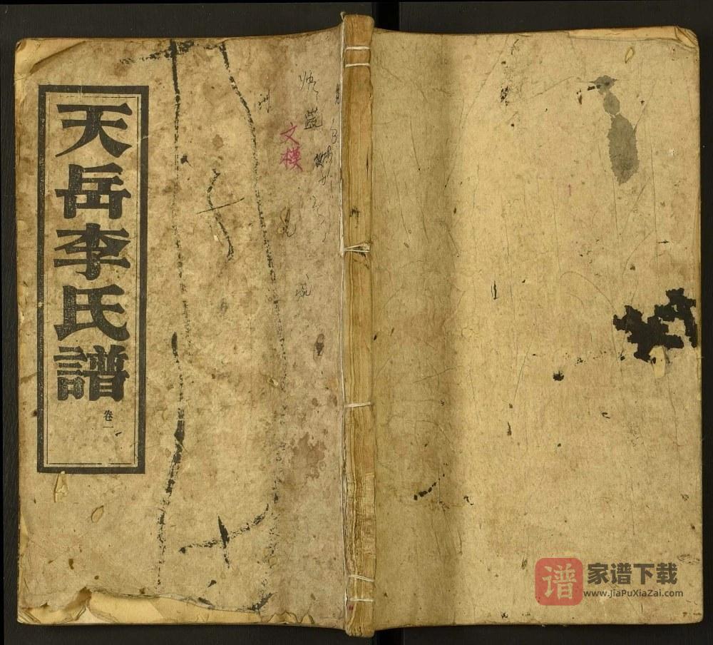 图片[1]-湖南岳阳平江县天岳李氏谱（陇西堂）PDF高清电子版下载-家谱下载