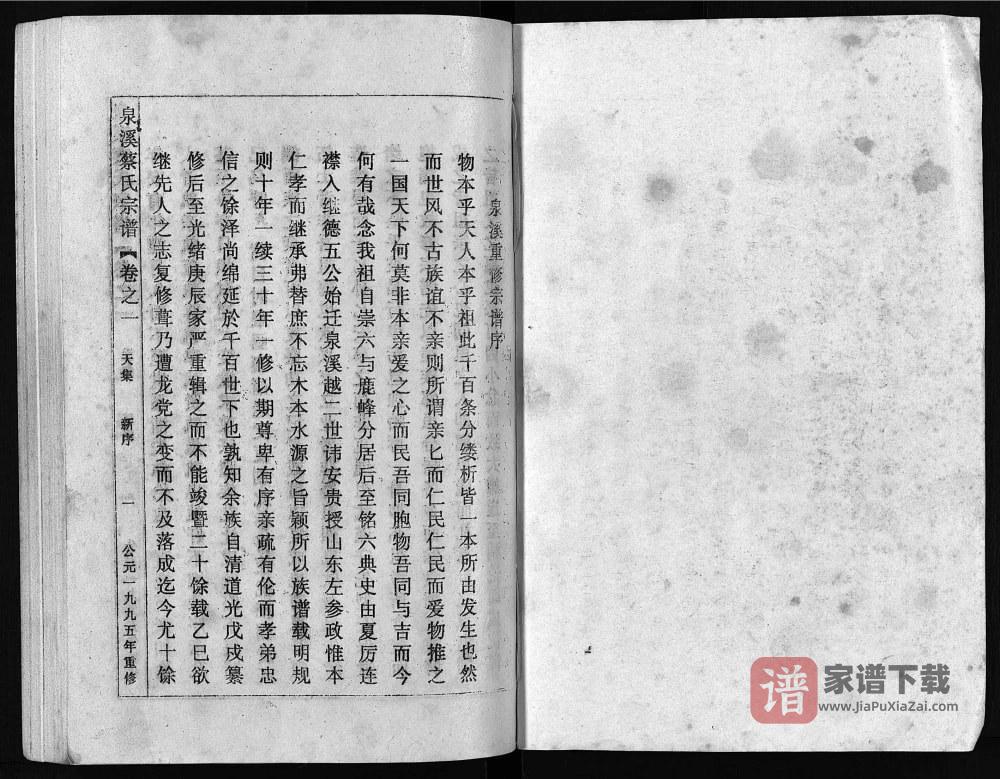 图片[2]-浙江金华武义泉溪蔡氏宗谱PDF高清电子版下载-家谱下载